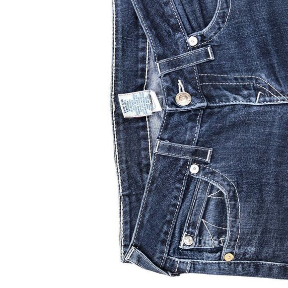 TRUE Religion Jeans Size 29 STRAIGHT Blue - Picture 5 of 6